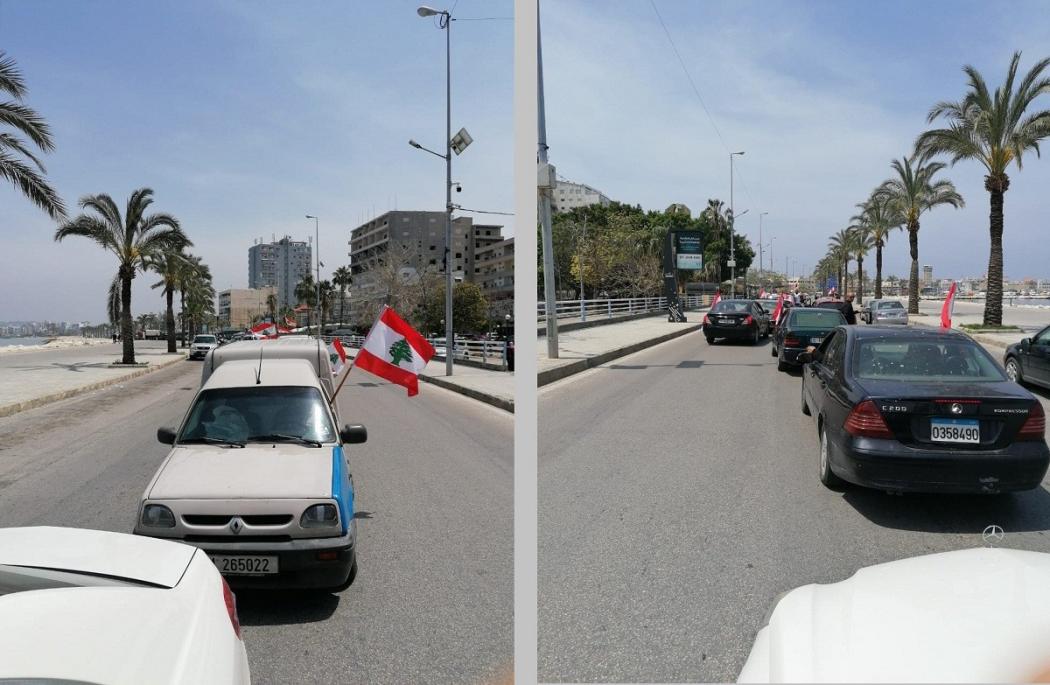Protes Pemerintah, Puluhan Demonstran Lebanon Konvoi Mobil saat Lockdown Corona
