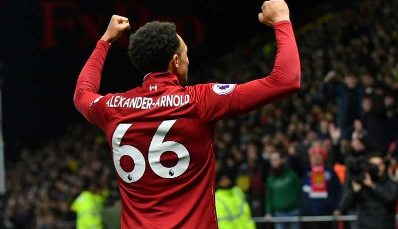 Cerita Kesetiaan Trent Alexander-Arnold dengan Jersey Nomor Punggung 66