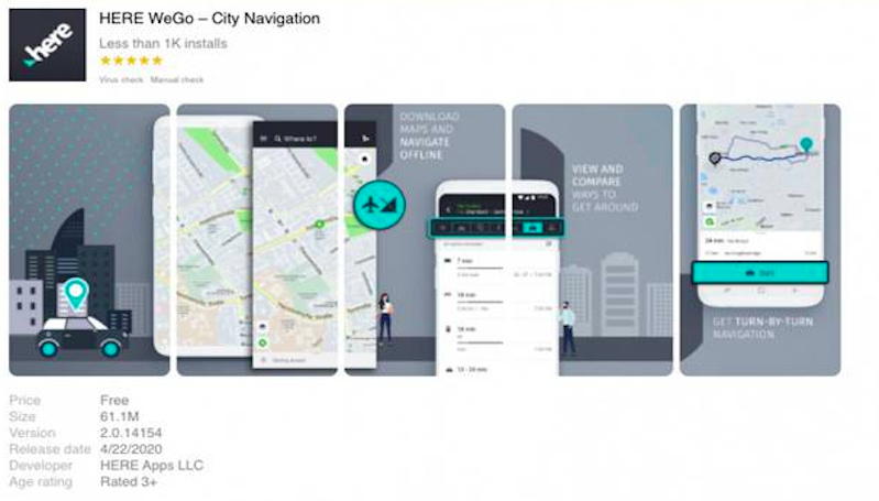Here WeGo Maps Sambangi Toko Aplikasi Huawei AppGallery