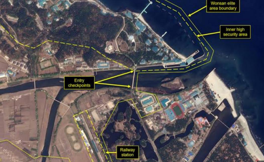 Kereta Api yang Biasa Digunakan Kim Jong Un Terlihat di Kota Resor Pantai