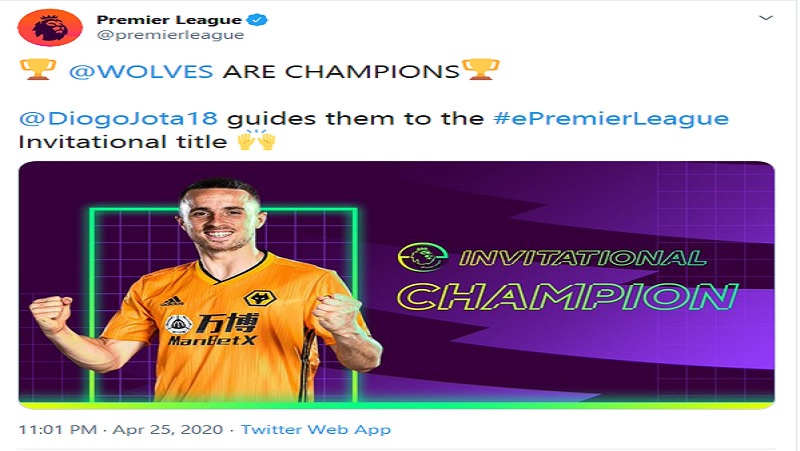 Wolverhampton Kalahkan Liverpool di Final FIFA 20 ePremier League 