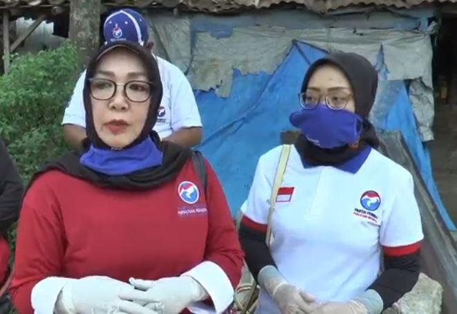 Peduli Dampak Corona, DPD Perindo Bandar Lampung Beri Paket Sembako ke Warga