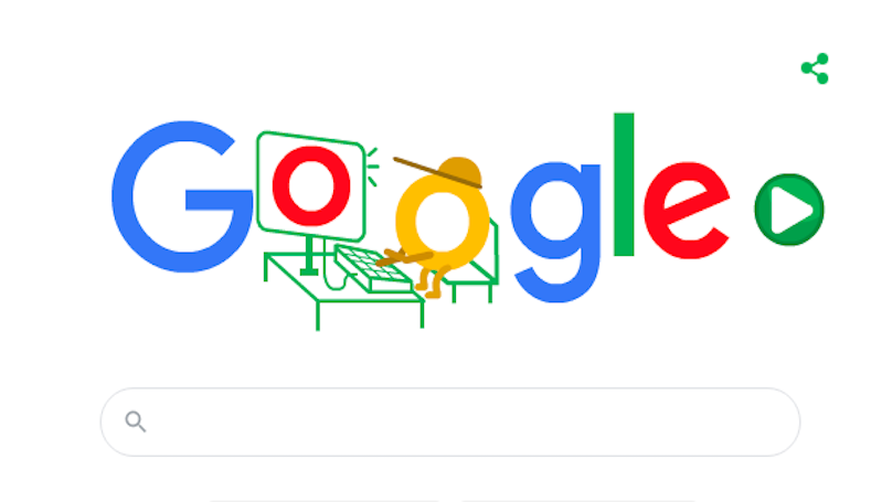 Cara Unik Google Bikin Pengguna Tetap di Rumah, Ajak Main Game lewat Doodle