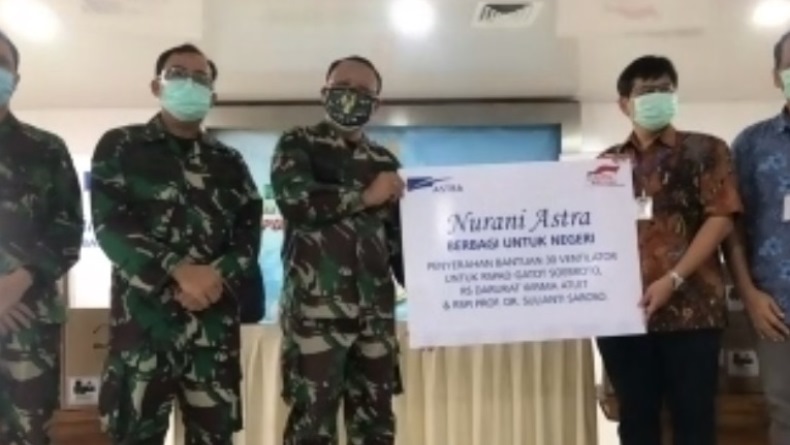 Astra Serahkan 30 Ventilator untuk Tiga RS Rujukan Corona