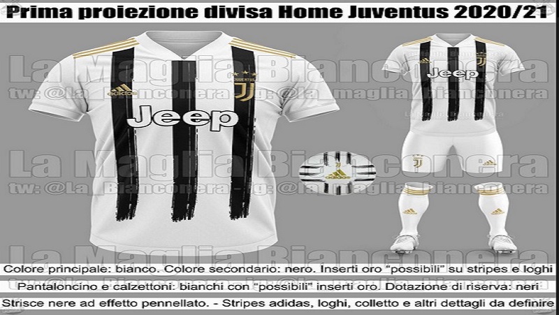 3 Jersey Juventus Musim 2020/2021 Bocor ke Publik 