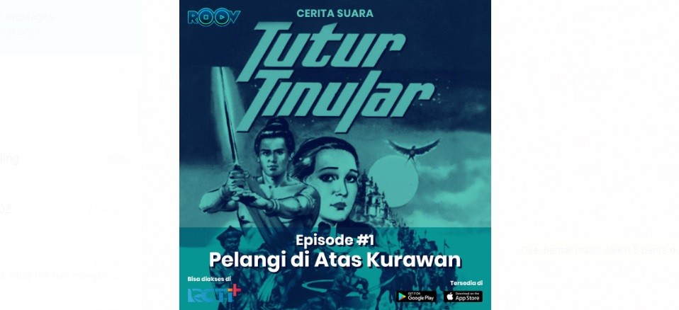 ROOV Kenalkan Cerita Suara Legenda Tutur Tinular untuk Temani Berpuasa selama Ramadan