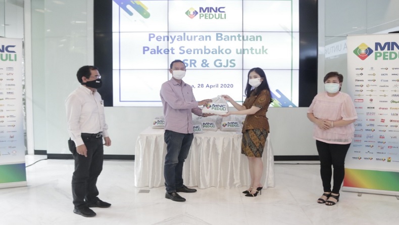 MNC Peduli Salurkan Paket Sembako lewat PT BSR Indonesia dan PT Global Jasa Sejahtera