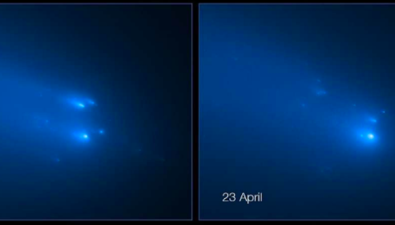 Teleskop Hubble Abadikan Pecahnya Komet ATLAS
