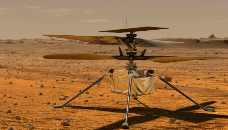 Resmi Punya Nama, Helikopter Mars NASA Dijuluki Ingenuity