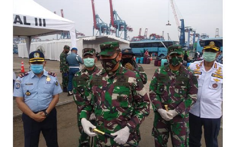 TNI Evakuasi 375 ABK Kapal Pesiar Carnaval Splendor, Diisolasi di Hotel Grand Mercure