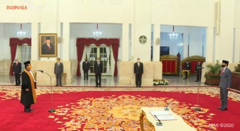 Jokowi Lantik Syarifudin Jadi Ketua MA Periode 2020-2025