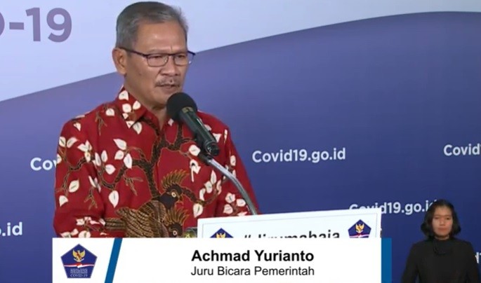 Pasien Positif Corona Capai 10.843, Tersebar di 34 Provinsi dan 321 Kabupaten-Kota