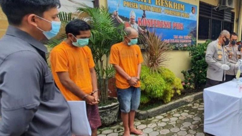 2 Pelaku Pencurian Pagar Lapangan Merdeka Medan Ditangkap, 2 Buron