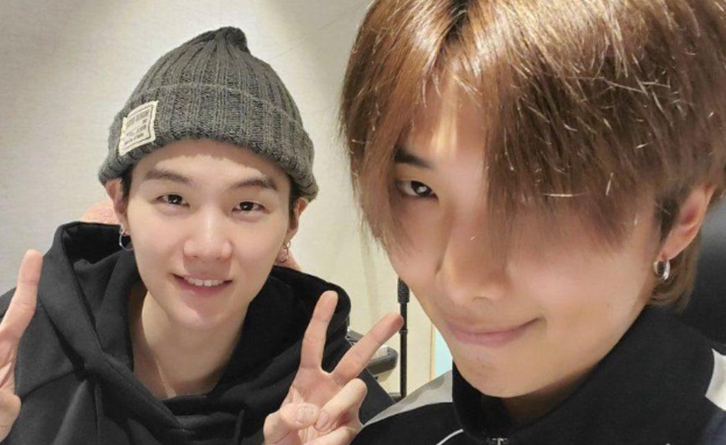 RM dan Suga BTS Bocorkan Lagu Kolaborasi Bareng IU