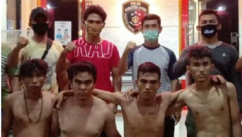 Ini Tampang 4 Pelaku Begal Sadis yang Kerap Resahkan Warga Medan