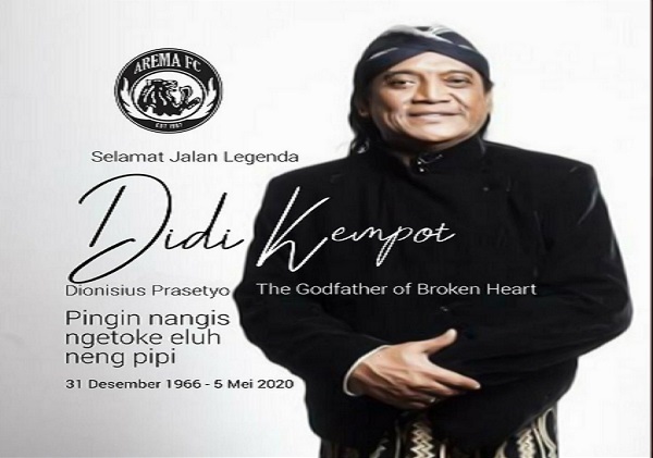 Punya Kedekatan Kultural, Aremania Kerap Putar Lagu Didi Kempot di Kanjuruhan