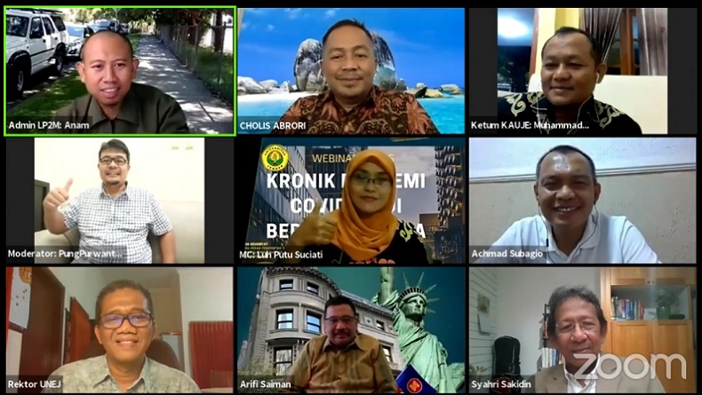 LP2M dan Kauje Bahas Kronik Pandemi Covid-19 Bareng Alumni di Tiga Benua