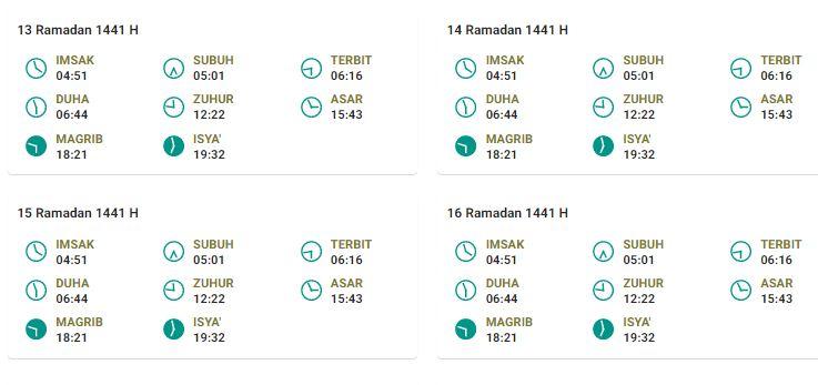 Jadwal Buka Puasa di Banjarmasin dan Sekitar Hari Ini