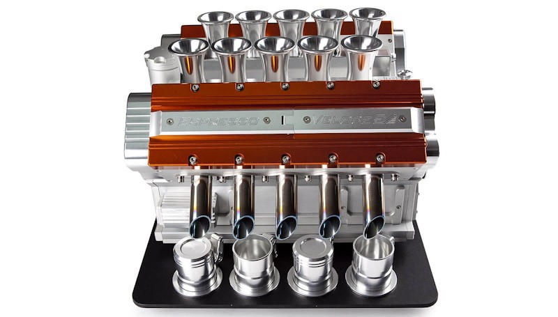 Unik, Alat Pembuat Kopi Ini Berdesain Mesin Mobil Balap F1