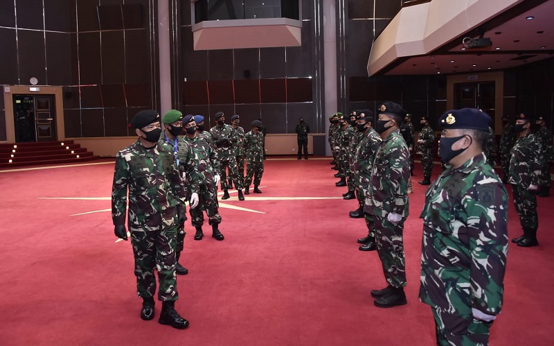 Sah, 25 Perwira Tinggi TNI Naik Pangkat