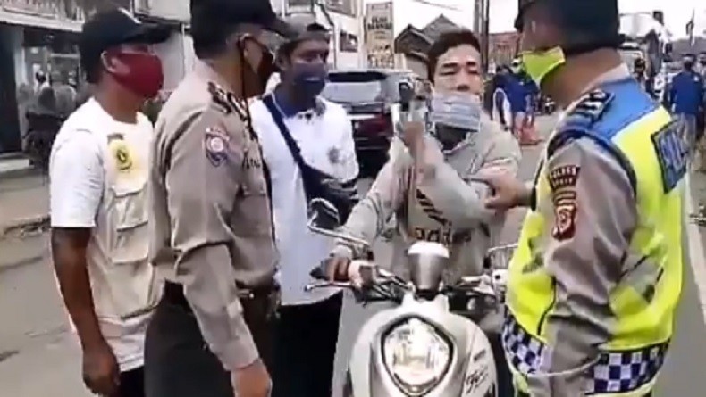 Sempat Viral di Media Sosial, Pemuda yang Lawan Petugas PSBB di Jonggol Ditangkap