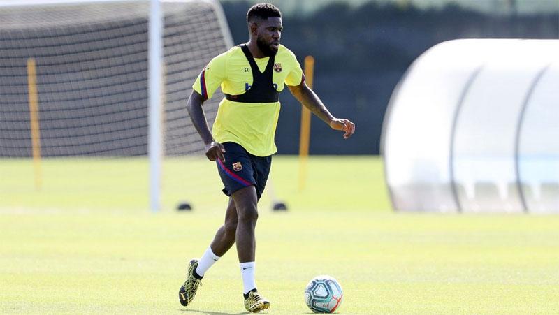 Apes, Samuel Umtiti Cedera Betis saat Lakoni Sesi Latihan Barcelona