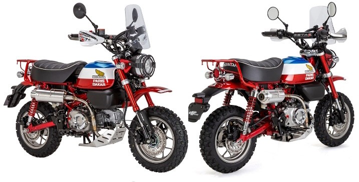 Honda Monkey Dilengkapi Aksesoris Paris Dakar Seharga Rp26 Juta