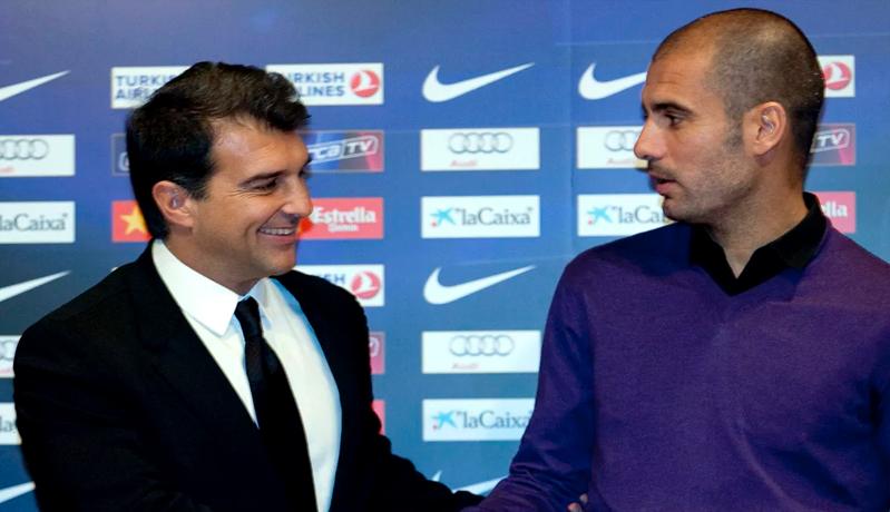Joan Laporta Ingin Bawa Pulang Pep Guardiola ke Barcelona