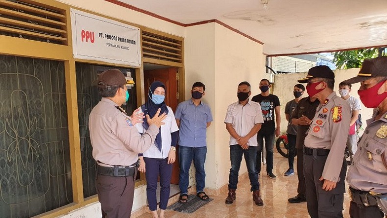 Keliling Manado, Satgas Aman Nusa Sulut Imbau Karyawan Perusahaan Tidak Mudik