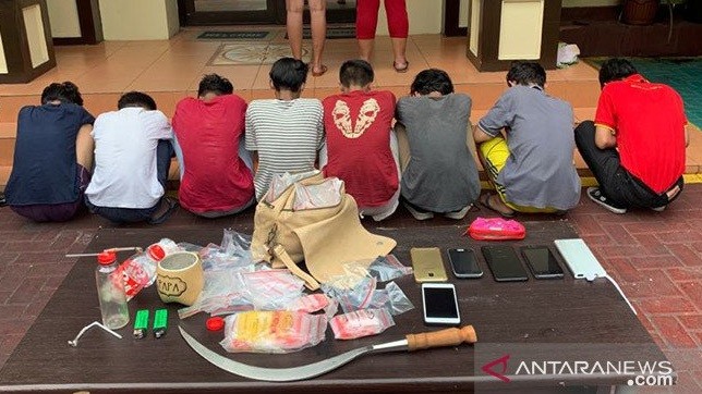 23 Pemuda Diduga Keroyok Polisi Ditangkap, 2 DPO