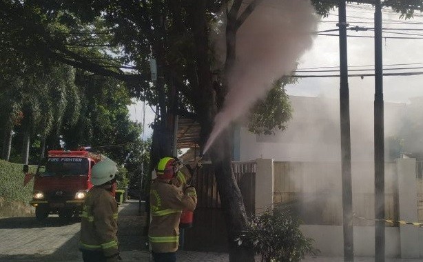 Kabel Optik Internet di Jagakarsa Jakarta Selatan Terbakar, Jaringan Terganggu