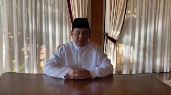 Pesan Idul Fitri Prabowo Subianto: Semoga Kita Semua Mendapat Keselamatan
