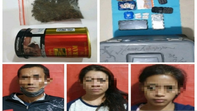 3 Orang Ditangkap di Banjarmasin karena Kasus Narkotika, 2 di Antaranya Pasutri