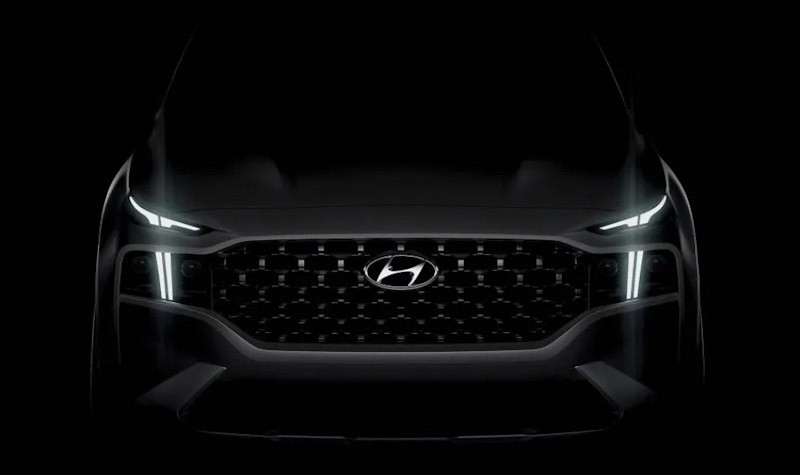 Beredar Gambar Teaser Hyundai Santa Fe Model 2021, Gunakan Platform Baru