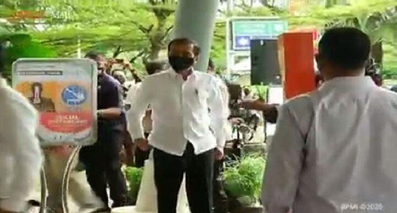 Jokowi Cek Persiapan New Normal di Bekasi