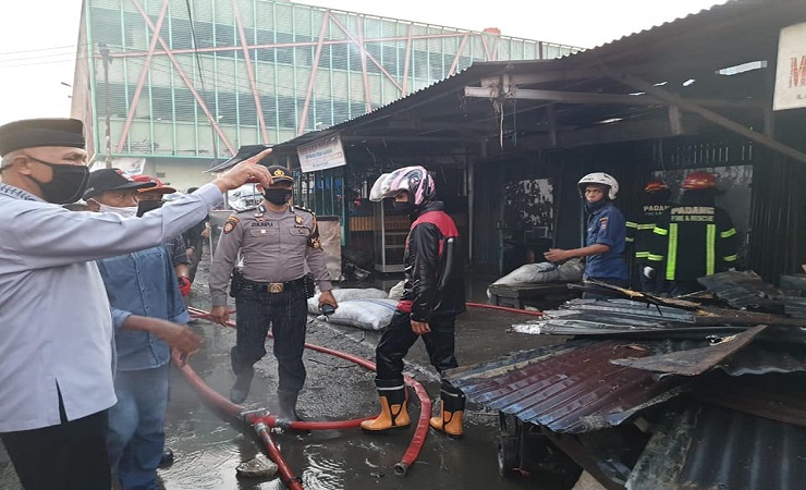 Pasar Raya Padang Terbakar, Wali Kota Meminta Warga Tingkatkan Kewaspadaan