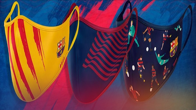Cari Tambahan Pemasukan di Tengah Pandemi, Barcelona Jualan Masker