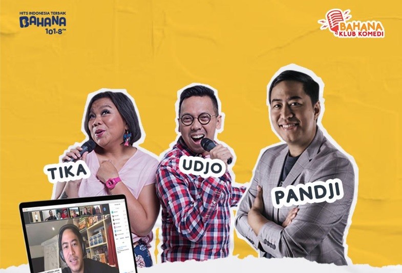 Pandji Pragiwaksono  Berbagi Pengetahuan Stand Up Comedy di Kelas BaHAHAHAna