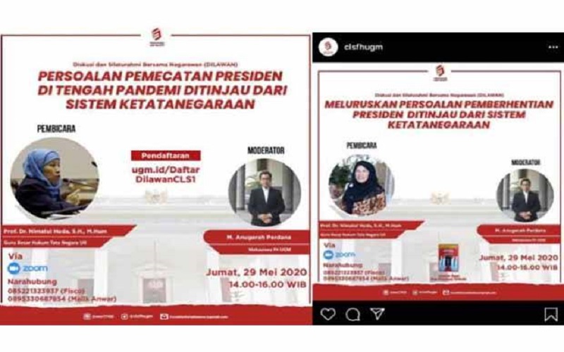 Diskusi Dibatalkan, Dekan FH UGM Kecam Tindakan Teror terhadap Panitia