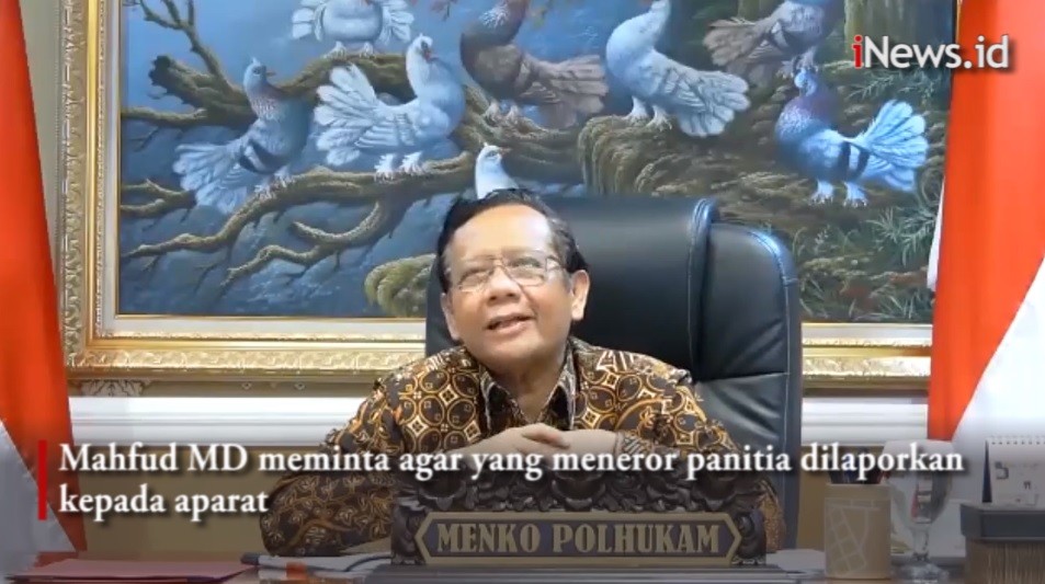  Menko Polhukam Mahfud Dampingi 14 Purnawirawan TNI Bertemu Jokowi di Istana Bogor