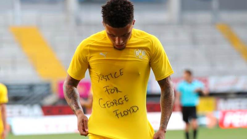 Lewat Selebrasi Gol, Jadon Sancho Tuntut Keadilan untuk Korban Rasisme di AS