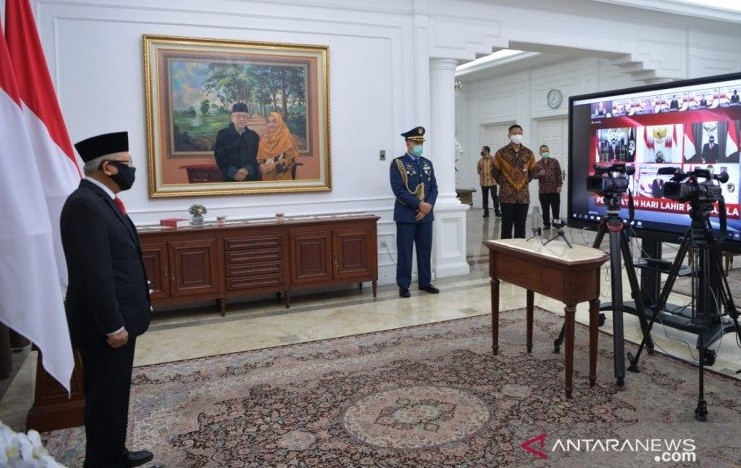 Ma'ruf Amin: Pancasila Jadi Titik Temu Perbedaan Suku, Agama dan Kepercayaan