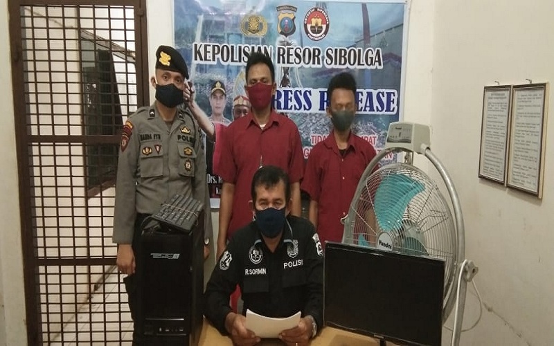 Curi Barang di Kantor Pemerintah di Sibolga, 2 Pemuda Ditangkap Polisi