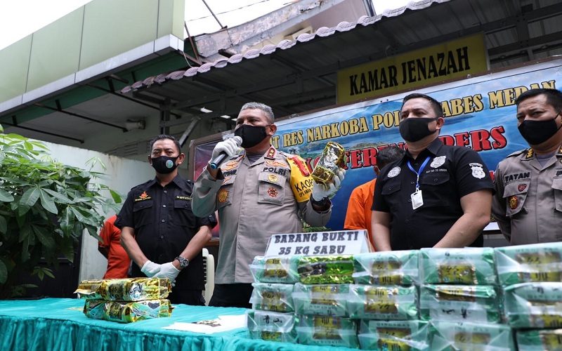 Polisi Tangkap 2 Bandar Sabu di Tanjungbalai, 1 Tewas Ditembak