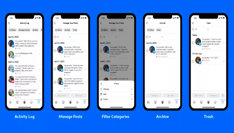 Facebook Hadirkan Fitur Manage Activity, Mungkinkan Pengguna Archive Postingan Lama