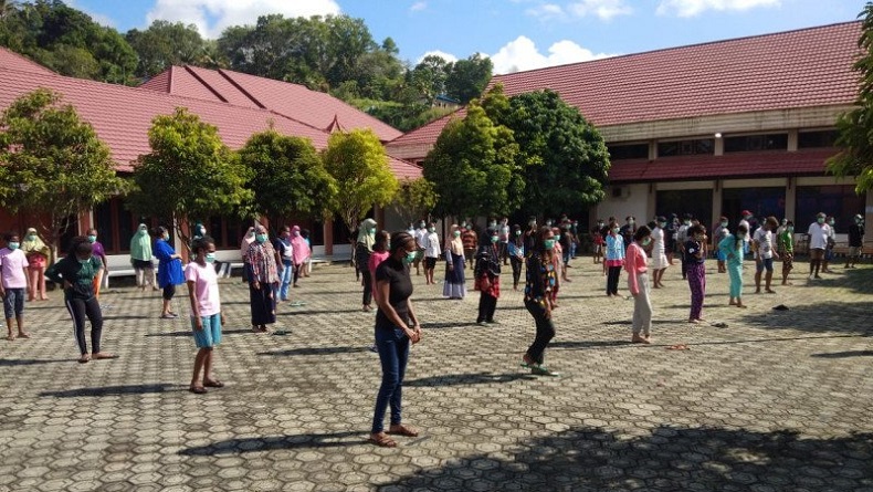 Reaktif Hasil Rapid Test, 73 ODP Dikarantina di BPSDM Jayapura