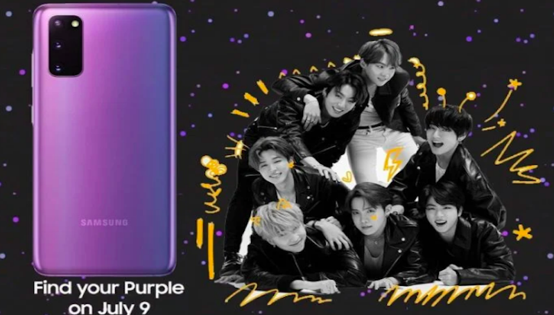 Samsung Akan Luncurkan Galaxy S20 Plus Bertema BTS