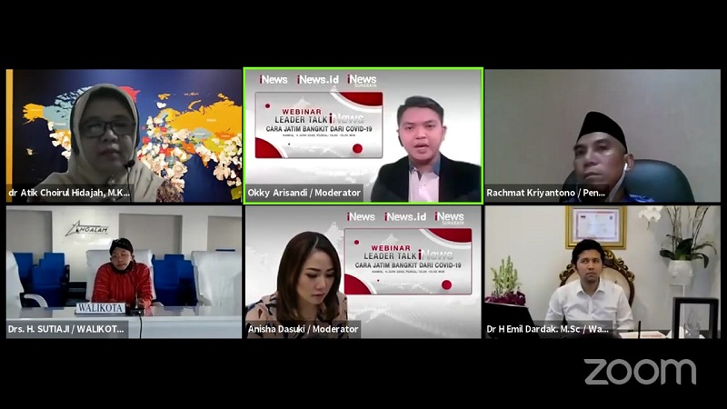 Webinar iNews, Ini Cara Jatim Cegah Klaster Baru Covid-19 Jelang New Normal