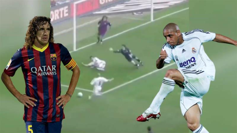 Carles Puyol: Tendangan Roberto Carlos Hampir Bikin Kepala Saya Copot