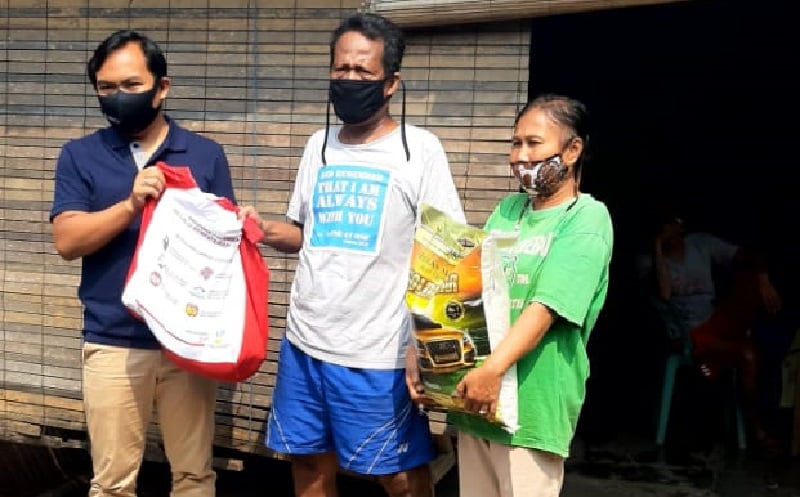 Bagikan Sembako untuk Warga Terdampak Covid-19, Pemuda Muhammadiyah: Memelihara Roh Gotong Royong